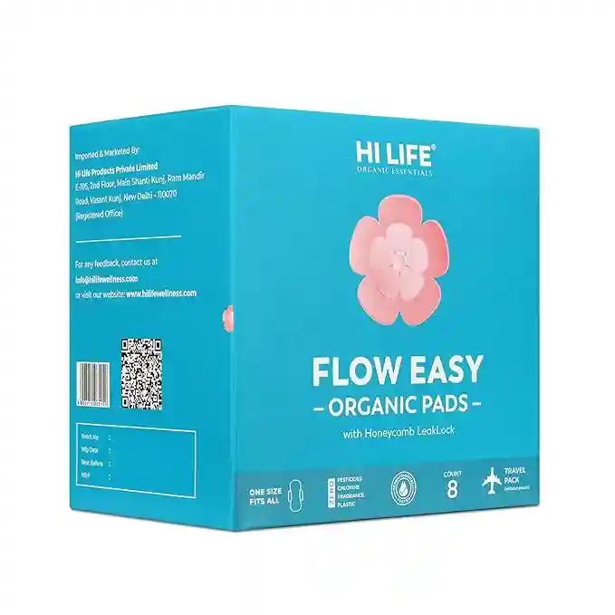 Hi Life Flow Easy Organic Period Pads Size XL