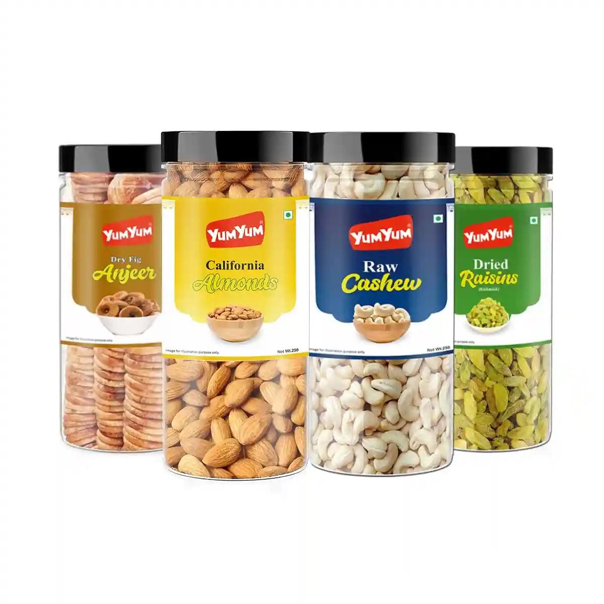 YUM YUM Dry Fruits Combo Pack