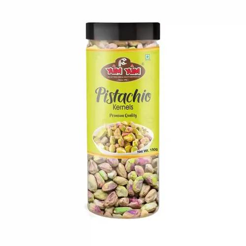 YUM YUM Premium Unsalted Pistachio Kernels Jar | Super Crunchy & Delicious | No Gluten | No GMO