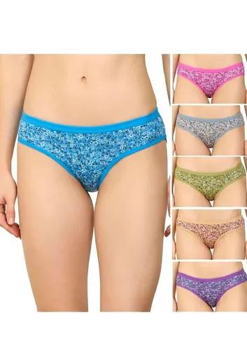 Premium Super Printed Hipster Panty Pack of 6