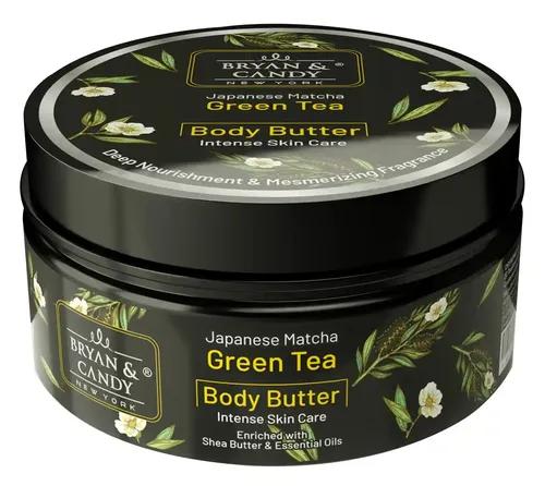 Bryan & Candy Green Tea Body Butter with Shea and Essential Oils for 24 Hour Hydration and Freedom from Dry Skin (200gm)