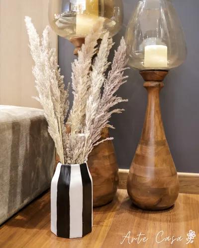 Modern Ceramic Vase - Black & White