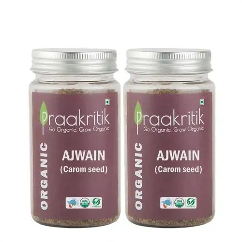 Praakritik Organic Ajwain 100 G (pack of 2)