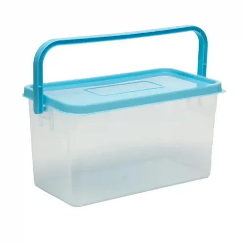 Gluman Polypropylene Pick N Carry Multipurpose Storage Box With Lid (3.3 Litre) | Dishwasher Safe | Freezer Safe | 100% Food Grade | Recyclable