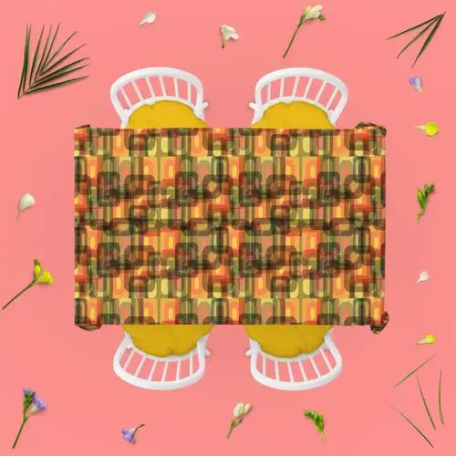 ArtzFolio Thoughtful Design D1 | Table Cloth Cover for Dining & Center Table