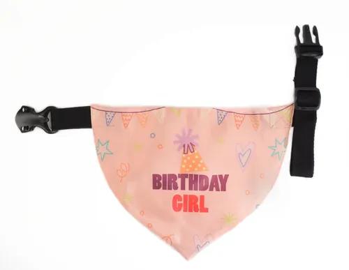 Birthday Girl Dog Bandana