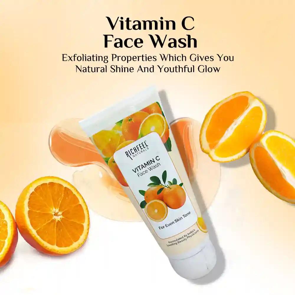 Richfeel Vitamin C Face Wash 100 G Pack of 2