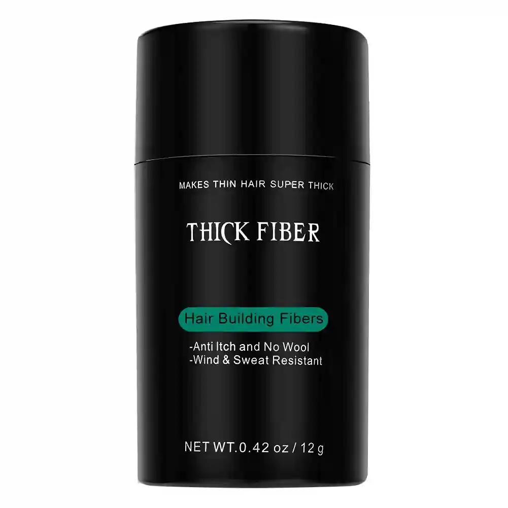 THICK FIBER - Hair Building Fibers 12 g (Pack of 1) (Dark Brown) - Hair Fibers For Thin & Fine Hair -Hair Thickening Fibers For Men & Women