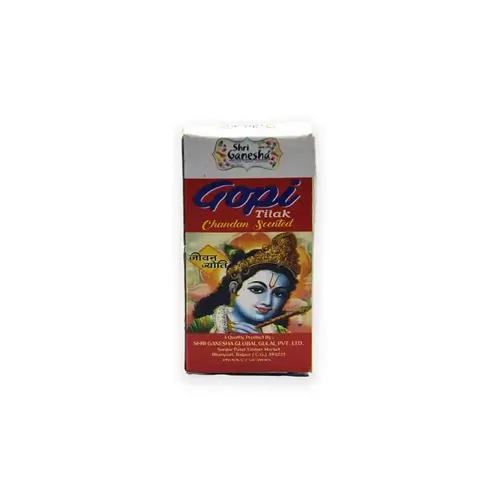 ALODIE- Chandan Tilak Stick | Gopi Chandan Original | Chandan Mitti Guru | Sandalwood Sticks | Darshan Chandan Tika | Tilok Matti | Chandan Tika for Forehead (50 Grams, White)