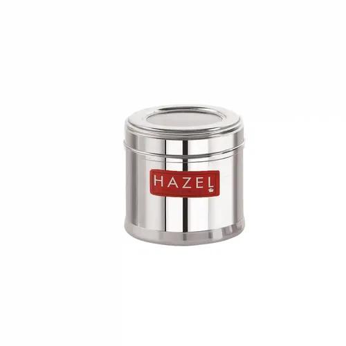 HAZEL Masala Box for Kitchen with Airtight Lid | Stainless Steel Top See Through Storage Containers for Kitchen Air tight, 500 ML