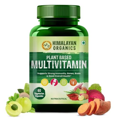 Himalayan Organics Plant Based Multivitamin with 60+ Extracts- 60 Vegetarian Capsules