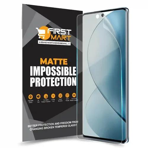 FIRST MART Screen Protector for Vivo V29 Pro 5G - Nano Fiber Unbreakable Membrane Case Friendly Full Edge to Edge Screen Coverage & Installation Kit (Matte)