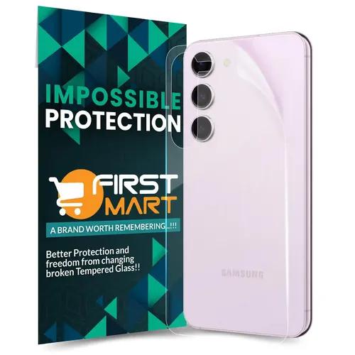 FIRST MART Screen Protector for Samsung Galaxy S23 5G - Edge to Edge Back 4 Layer Ultra Thin Unbreakable Membrane - Case Friendly Screen Coverage & Installation Kit (Crystal Clear)