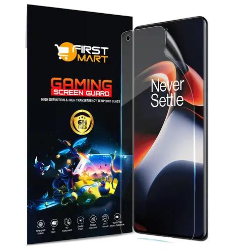 FIRST MART Screen Protector for Oneplus 11R 5G - Impossible Fiber Case Friendly Screen Protection & Installation Kit (Gaming Clear)