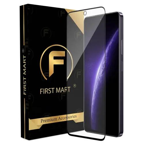 FIRST MART Premium Tempered Glass for Realme Narzo 60X 5G / Realme 11X 5G / Nord CE 3 5G with Edge to Edge Coverage and Easy Installation Kit, Pack of 1