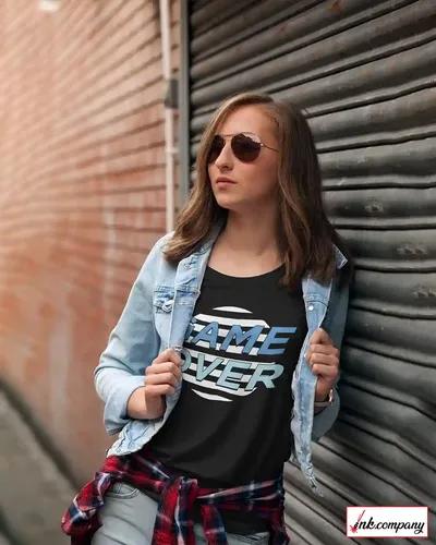 Confidence Boost: 'Game Over' T-Shirt For Women - S