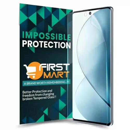 FIRST MART Screen Protector for Vivo V29 Pro 5G - Nano Fiber Unbreakable Membrane Case Friendly Full Edge to Edge Screen Coverage & Installation Kit (Crystal Clear)