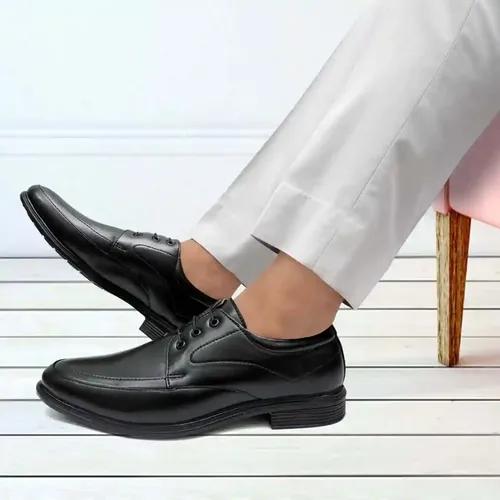 WUGO::Latest Stylish Men Formal Shoes|Black Derby Shoes|Office Shoes For Men's & Boys - Black(Size-43)