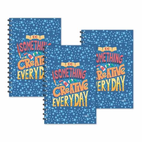 Do Something Creative Everyday Motivational Diaries - Pack Of 3