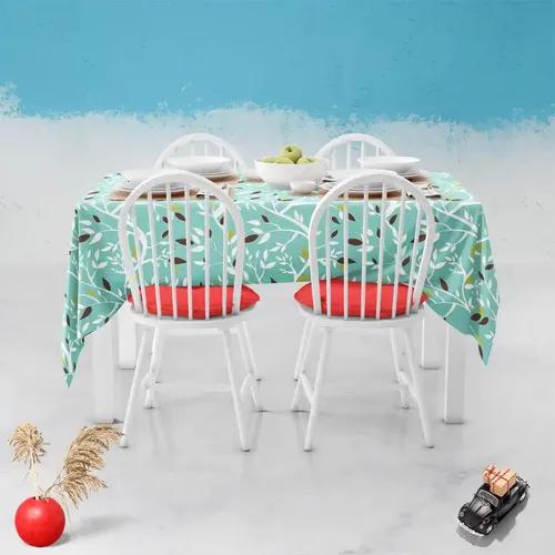 ArtzFolio Branches | Table Cloth Cover for Dining & Center Table | Washable Waterproof Polyester Fabric | 4-Seater Table; 42 x 63 inch (107 x 160 cms)