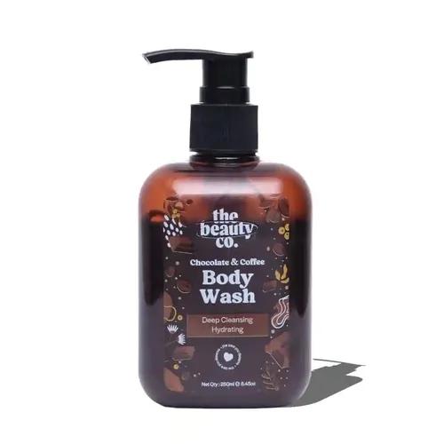 The Beauty Co Chocolate & Coffee Body Wash for Deep Cleansing 250 ml | Exfoliating and Hydrating Body Wash | Refreshing Shower Gel | Nourishing Skin | For All Skin | Unisex Adult