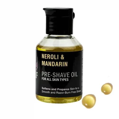 PINK WOOLF Pre-Shave Oil For Men (Neroli & Mandarin), Softens And Prepares Skin For A Smooth And Razor Burn Free Shave, Suitable For All Skin Type - 50 ml (Pack Of 1)