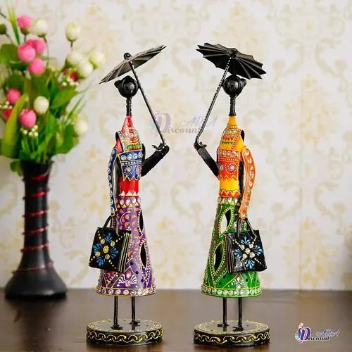 Dartistry Umbrella Doll Handmade Decorative Items for Home, Living Room, Bedroom, Office, Table Decor, Showpiece, Statue, Home Decor Items for Living Room