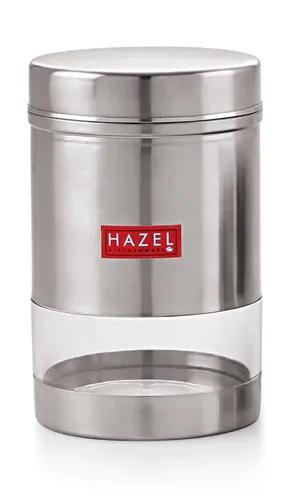 HAZEL Stainless Steel Hazel Smart Jar - 600 ml, 1 Pieces, Silver