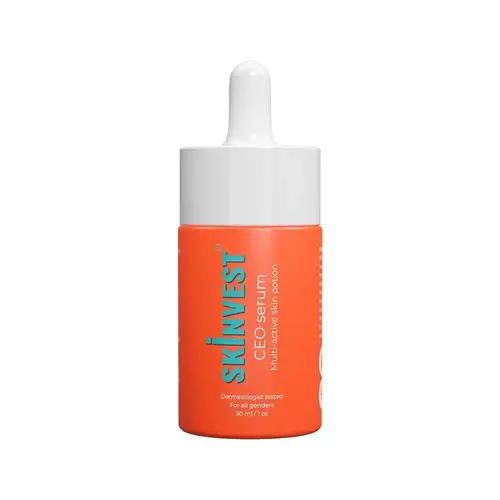 SKINVEST CEO Multi-Active Serum | For all Skin type | Acne control, skin brightening, texture smoothing, hydration, and barrier repair 30ml