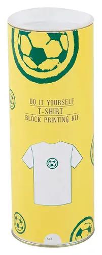 DIY Craft Kit Block Print Your T-Shirt With Football (6-8 Years)