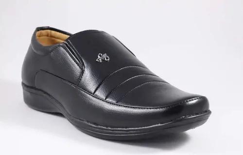 WUGO::Latest Trendy Men Formal Shoes|Black Moccasin Shoes|Office Shoes For Men's & Boys-MOCCASIN02-BLK-7-41 Euro