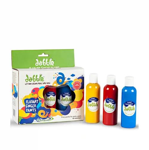 Dabble Non Toxic, Child Safe and Washable Finger Paints for Children to Inspire Safe Play and Fun Art Time Making It a Perfect Birthday or Return Gift (5)