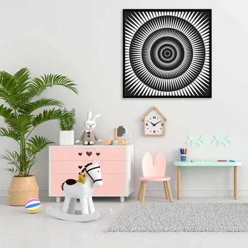 ArtzFolio Phantasm | Premium Canvas Painting for Bedroom & Living Room | Black Wood Frame | 20 x 20 inch (51 x 51 cms)