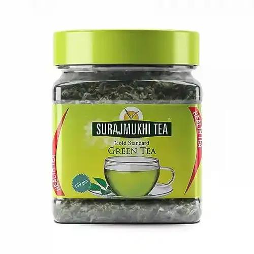 Pure Green Tea Jar for Natural Detox and Weight Management  - 150 Gm (Pack of 1)