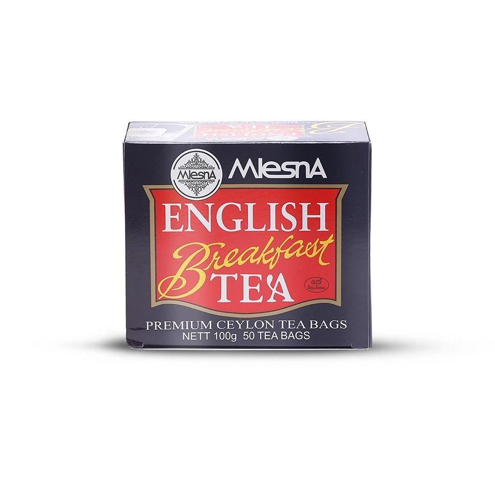 Mlesna English Breakfast Tea 100g (50 x 2g) Tea Bag