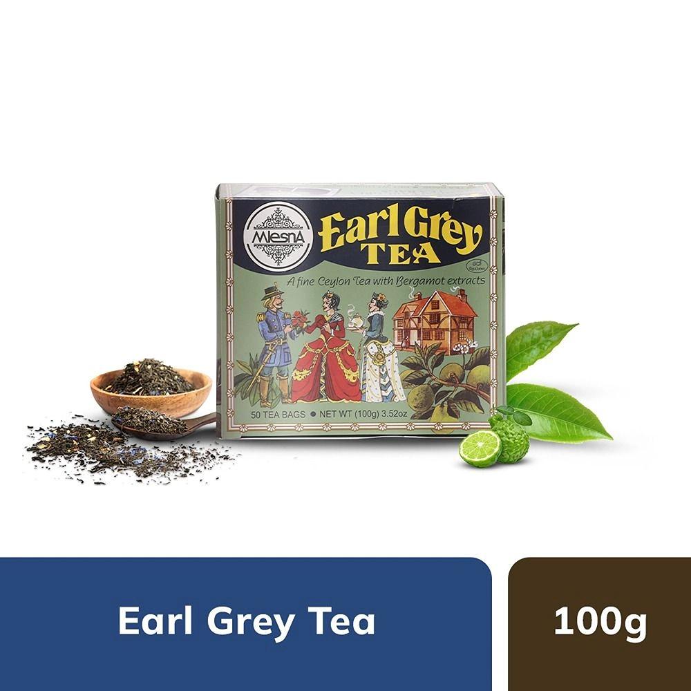 Mlesna Earl Grey Tea Bag 100g (50 x 2g) (Pack of 1)