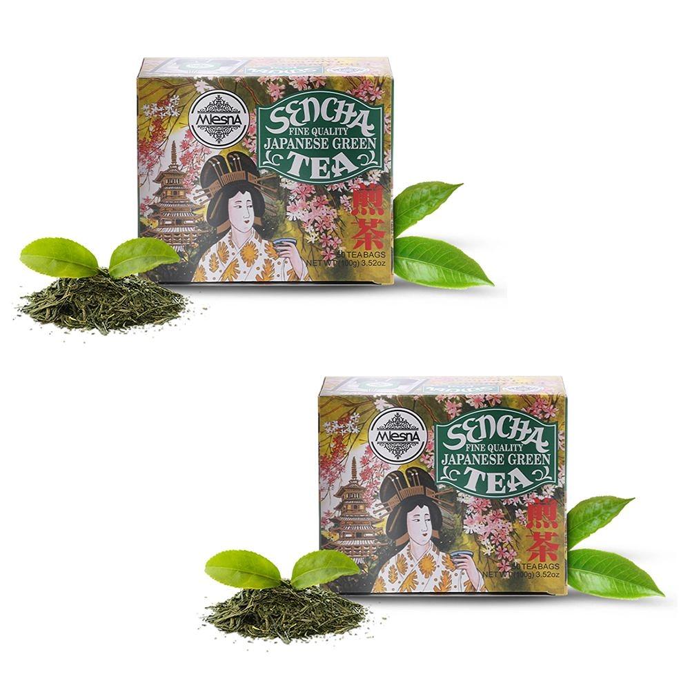 Mlesna Sencha Japanese Green Tea Bag 200g (100g x 2) (Pack of 2) (100g each)