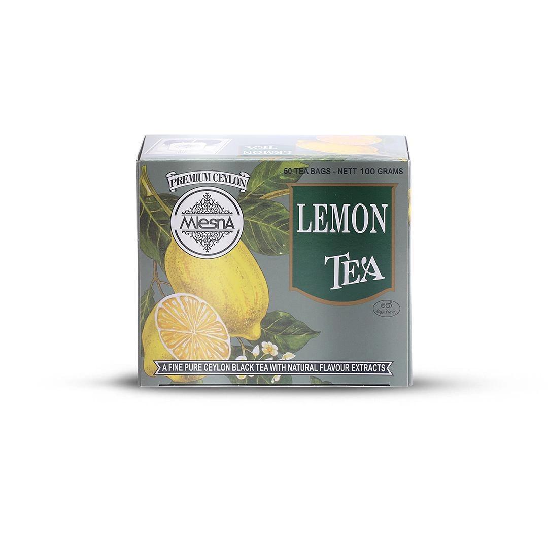 Mlesna Lemon Tea Bag 100g (50 x 2g) (Pack of 1)