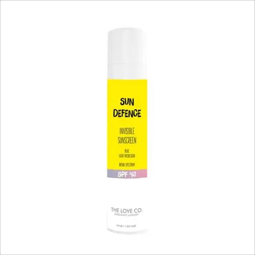 THE LOVE CO. Sun Defence Invisible Sunscreen Cream, SPF 40 - 50Ml